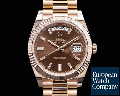 white gold rolex red face|rolex day date everose gold.